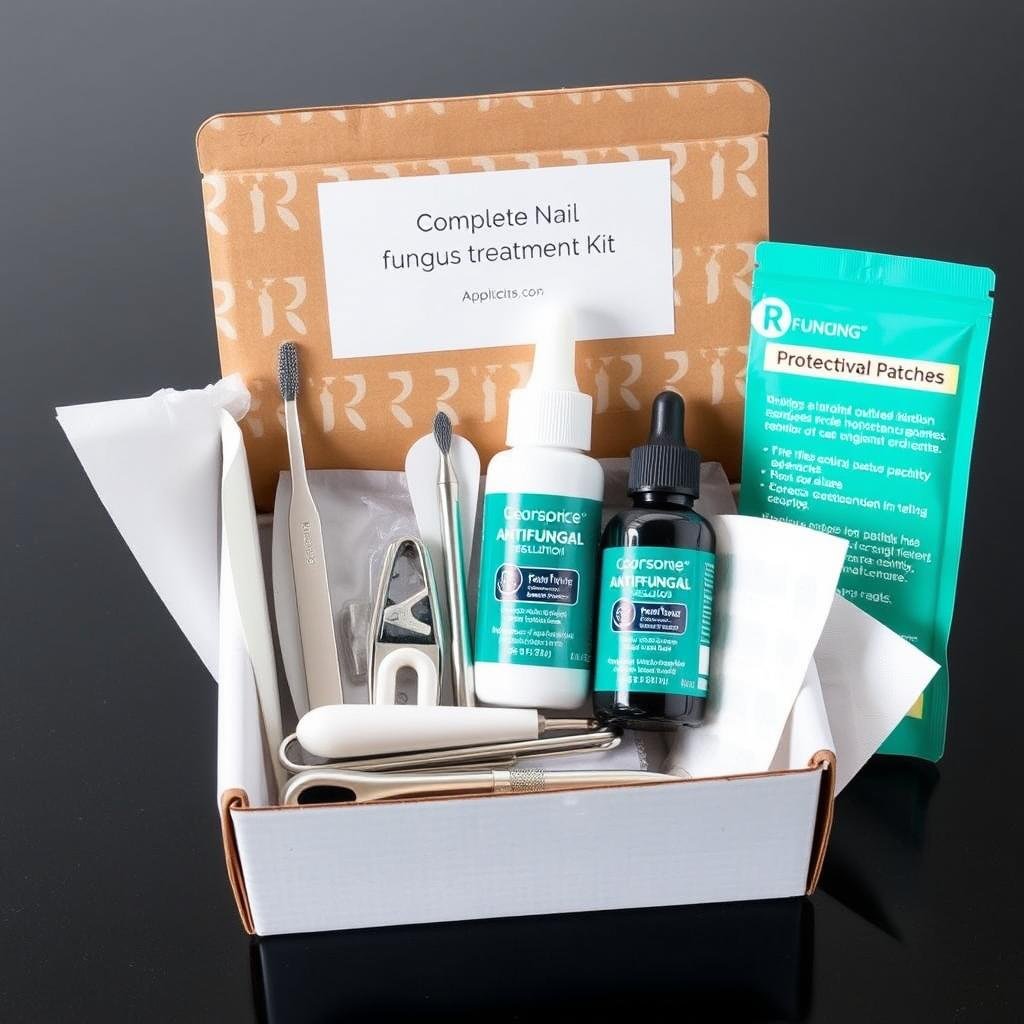 Zestaw do kompleksowego leczenia grzybicy paznokci
