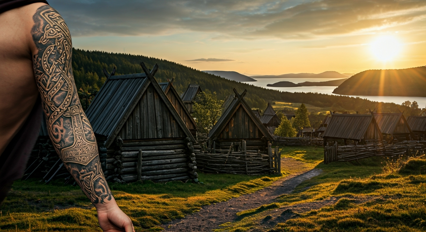 Tatuaż wiking - co oznacza? Ukryte znaczenie i symbolika 2