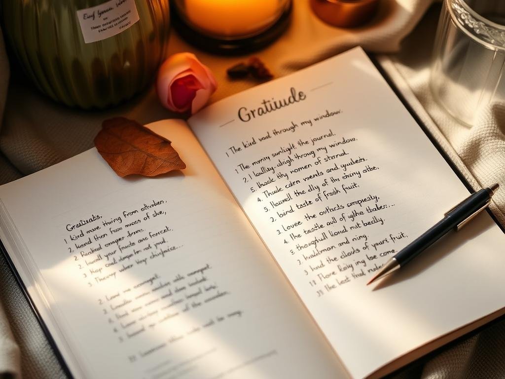 Dziennik wdzięczności jako narzędzie rozwoju duchowego i sprawdzania swojego poziomu duchowego