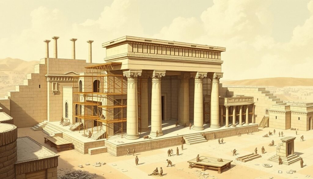 Dziewiętnaście lat budowy świątyni Heroda symbolizujące liczbę 19