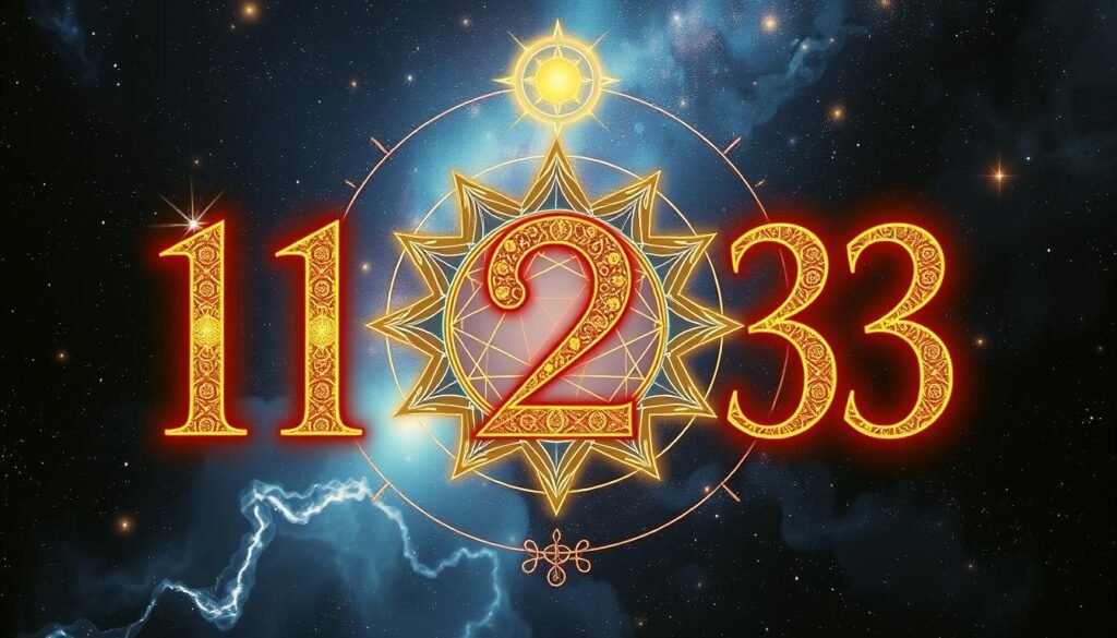 Numerologia znaczenie liczb - liczby mistrzowskie 11, 22 i 33 z symbolami duchowymi