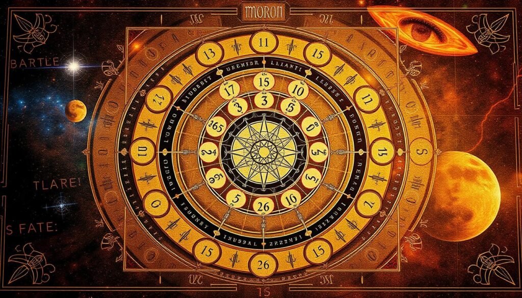 Numerologia znaczenie liczb - matryca losu z liczbami i połączeniami