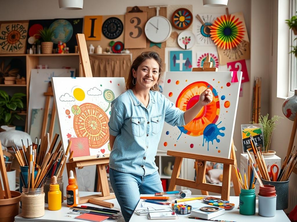 Numerologia znaczenie liczb - osoba z liczbą 3 wyrażająca się artystycznie