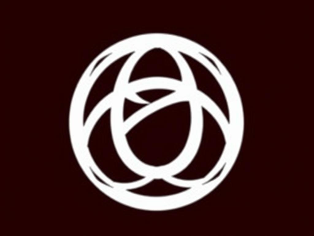 Symbol Trójcy Świętej z trzema połączonymi okręgami