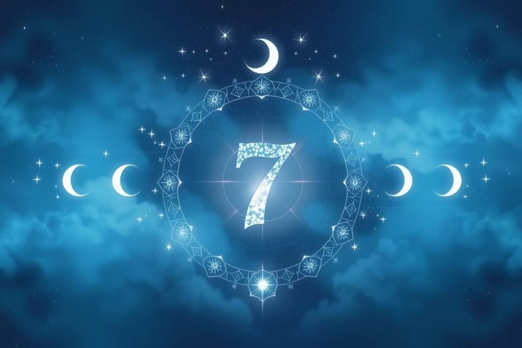 Symboliczne przedstawienie liczby 7 w kontekście snów