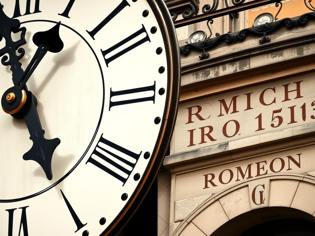 Zastosowanie liczb rzymskich w architekturze i zegarmistrzostwie