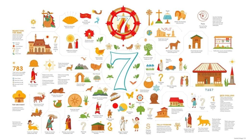 Znaczenie liczby 7 - podsumowanie symboliki w różnych kulturach i tradycjach