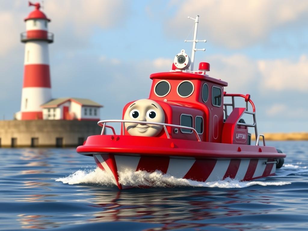 Kapitan (Captain) - łódź ratunkowa z Tomek i Przyjaciele