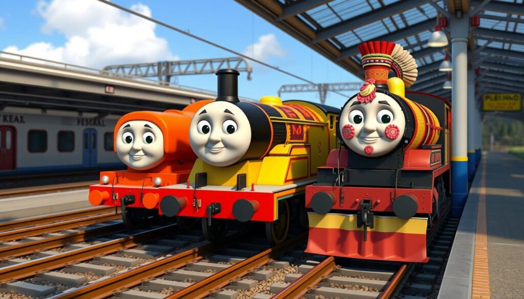 Nowsze postacie z serialu Tomek i Przyjaciele