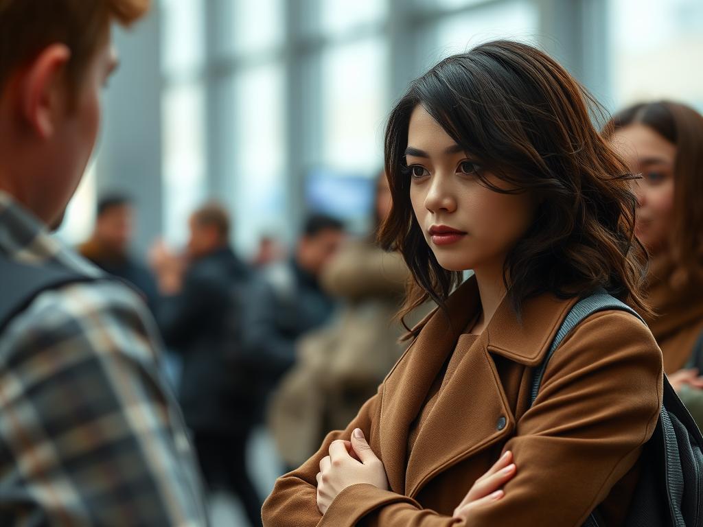 Osoba reagująca na obraźliwe teksty z zachowaniem godności i klasy