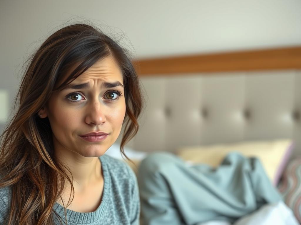 Osoba z wyrazem zakłopotania na twarzy, ilustrująca błędy w dirty talk