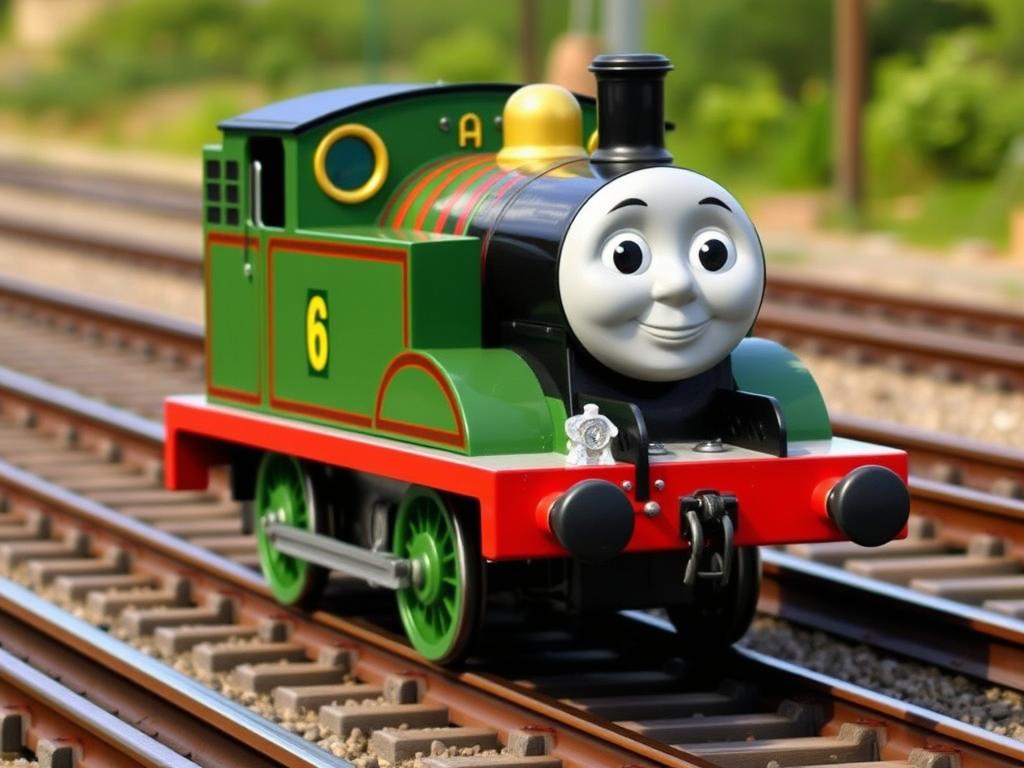 Piotruś (Percy) - zielona lokomotywa z Tomek i Przyjaciele