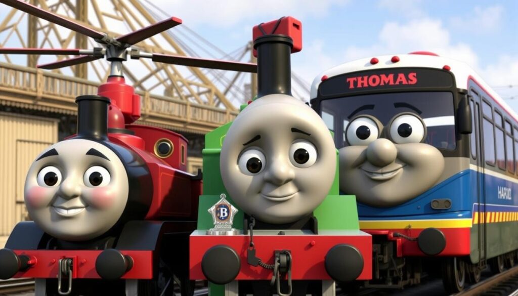 Postacie niebędące lokomotywami z serialu Tomek i Przyjaciele