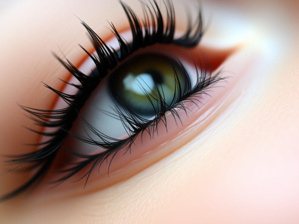 Prawidłowo podkręcone i zaaplikowane sztuczne rzęsy