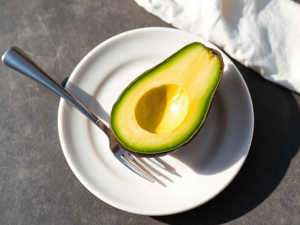 Przekrojone awokado - czy awokado tuczy?