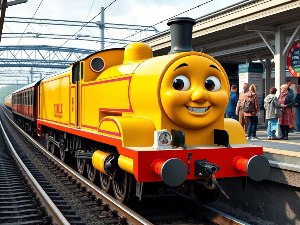 Rebeka (Rebecca) - żółta lokomotywa z nowszych sezonów Tomka i Przyjaciół