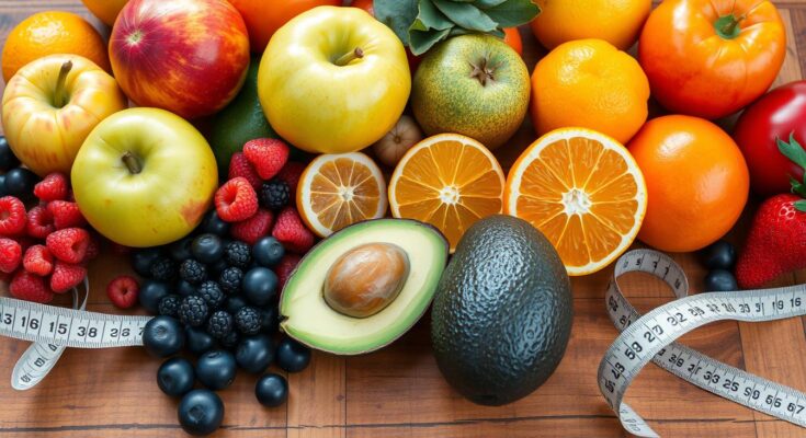 Różnorodne owoce na stole - czy owoce tuczą?