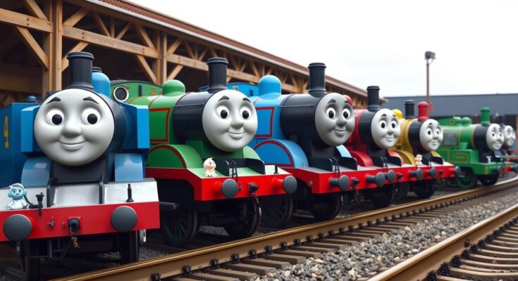 Tomek i Przyjaciele: Imiona Lokomotyw i Postaci (Pełna Lista) - główne lokomotywy z serialu