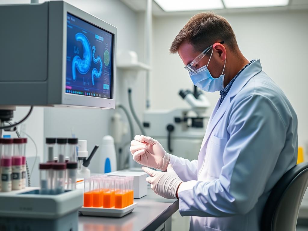 Badanie laboratoryjne próbki kału