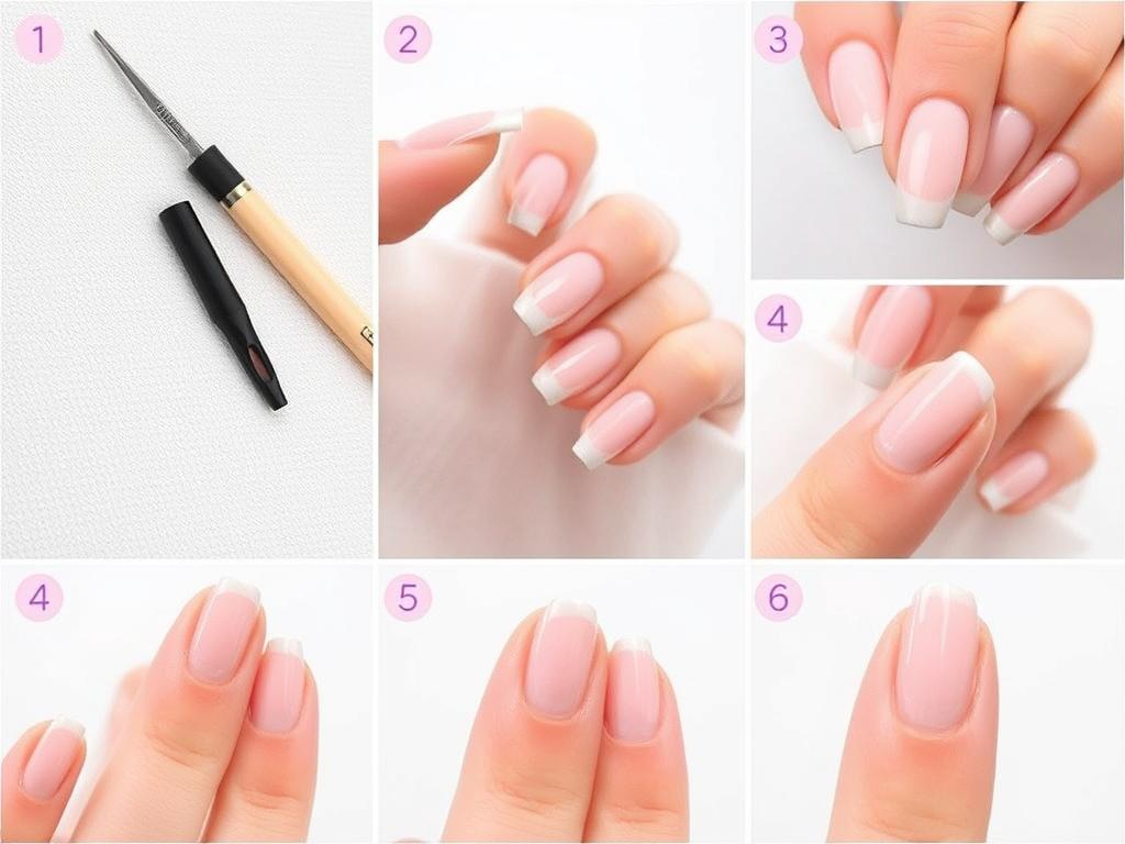 Etapy wykonania manicure nude