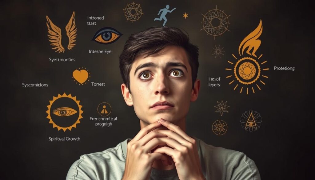 Osoba zastanawiająca się nad znakami prawdziwego bliźniaczego płomienia