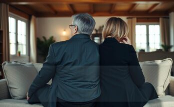 Para kobieta i mezczyzna siedząca tyłem do siebie po kłótni - jeden z sygnałów kryzysu w małżeństwie