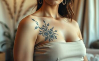 tatuaż między piersiami (underboob)