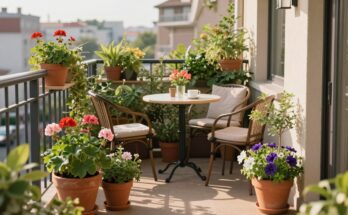 Balkon w bloku - jak urządzić małą przestrzeń zielenią