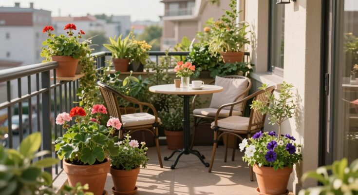 Balkon w bloku - jak urządzić małą przestrzeń zielenią