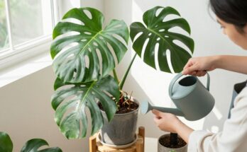 Monstera - pielęgnacja podlewanie i rozmnażanie