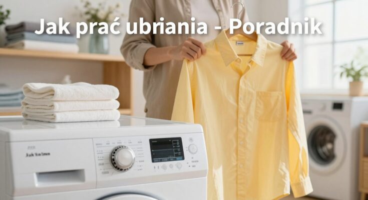 Pranie - jak dobrać program temperaturę i uniknąć błędów